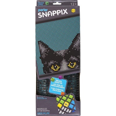 Perler Snappix Kit 12"X12"-Peekaboo Cat