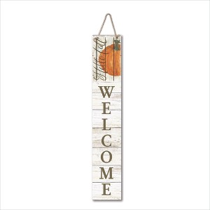 Courtside Market Hello Fall 7x40 Hanging Artboard with Twine - 1 of 2