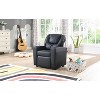 Recliner Chairs, Comfy Toddler Recliner with Cup Holder and Footrest, 150Lbs Capacity, Push Back Recliner Sofa for Playroom - 2 of 4