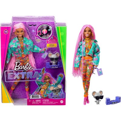 Barbie Extra Doll - Pink Braids