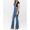 Women's High Waist Tummy Control Top Flare Overall Jeans - Judy Blue - 2 of 4