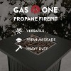 GasOne 28-inch Large Tabletop Fire Pit for Outdoor Use – 52,750 BTU Propane Gas Fire Pit with Lava Rocks and Fire Pit Cover Lid - 3 of 4