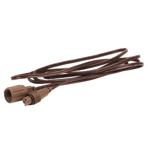 Vickerman 6' Coaxial Extension Cord for X6B6601PBG 50Lt Coaxal LED Set, 6/Bag. Brown Wire, CSA/us Listed. - 1 of 3