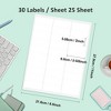 TRUNIUM Shipping Address Labels, 1" x 2-5/8" Address Labels for Laser & Inkjet Printers, Mailing Labels for 5160, 5260, 8160, Strong Adhesive for FBA Label, Easy to Peel - 2 of 4