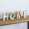 The Lakeside Collection Modern Farmhouse Collection - Carved Floral Wooden Letters - 2 of 2