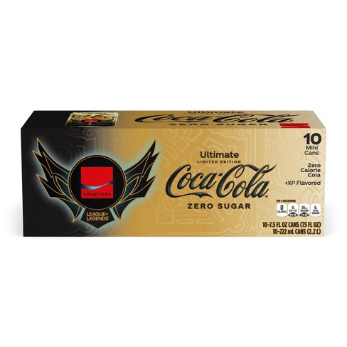 Coca-Cola Zero Sugar Creations Limited Edition - 10pk/7.5 fl oz Mini Cans - image 1 of 4