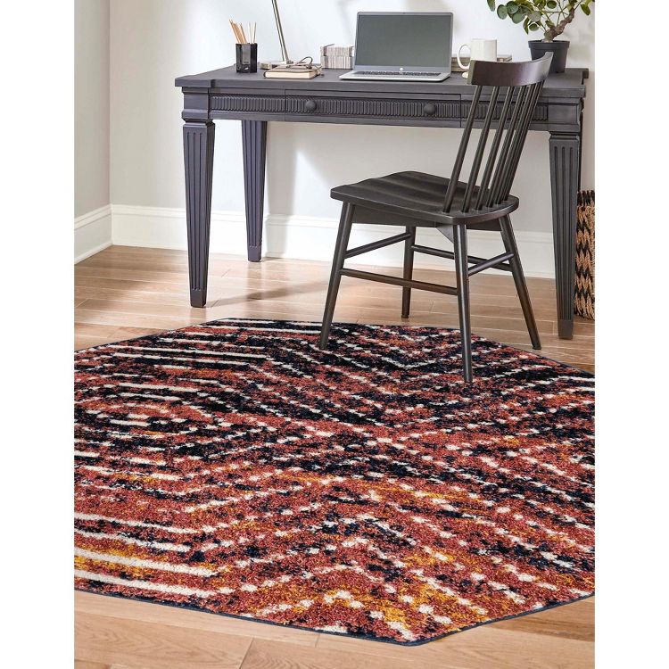 Unique Loom Tagine Collection Area Rug - Safiya (5' 3