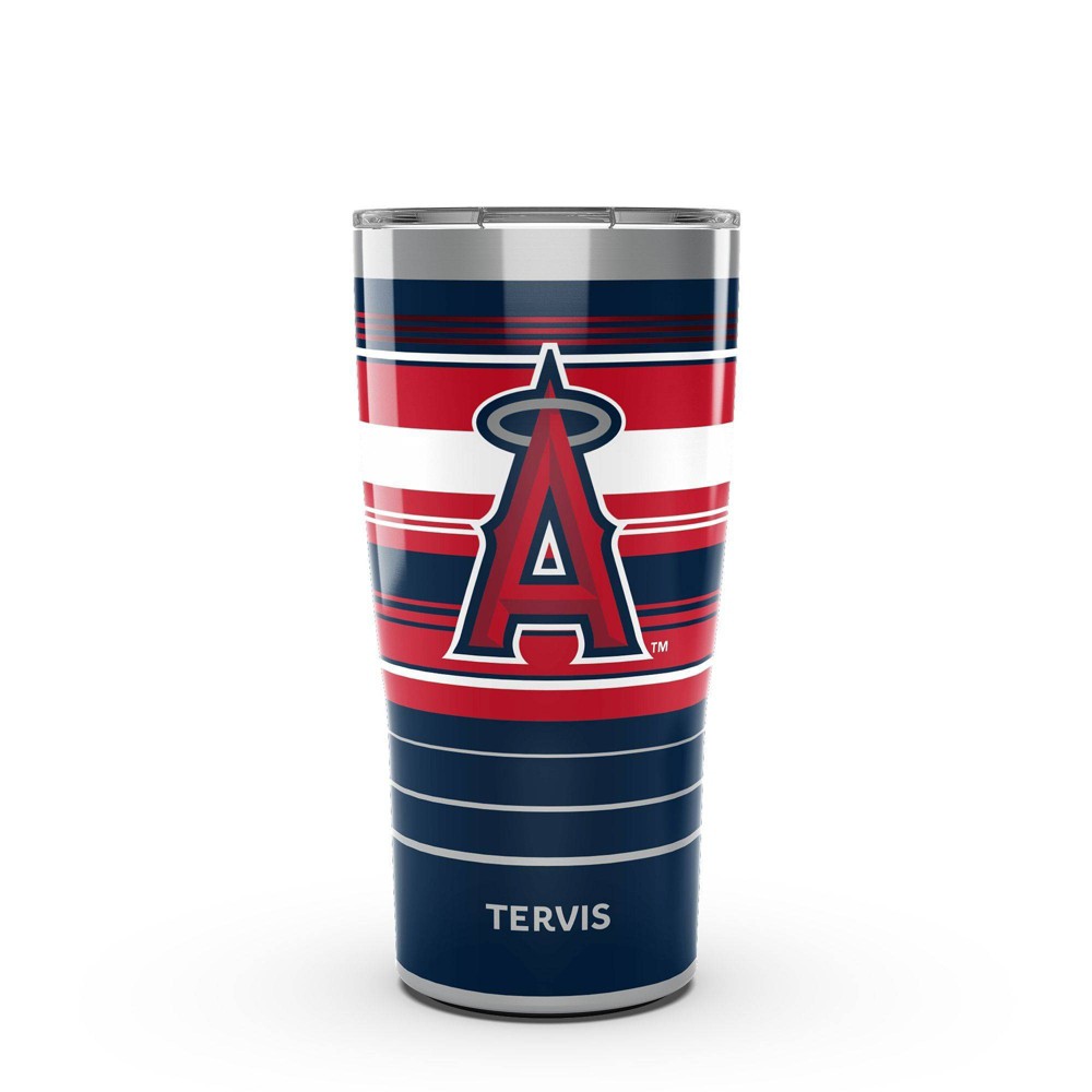 Photos - Glass MLB Los Angeles Angels 20oz Hype Stripes Stainless Steel Tumbler 