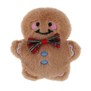 Unique Bargains Christmas Brooches Santa Claus Plush Red White 1 Pcs - 1 of 4