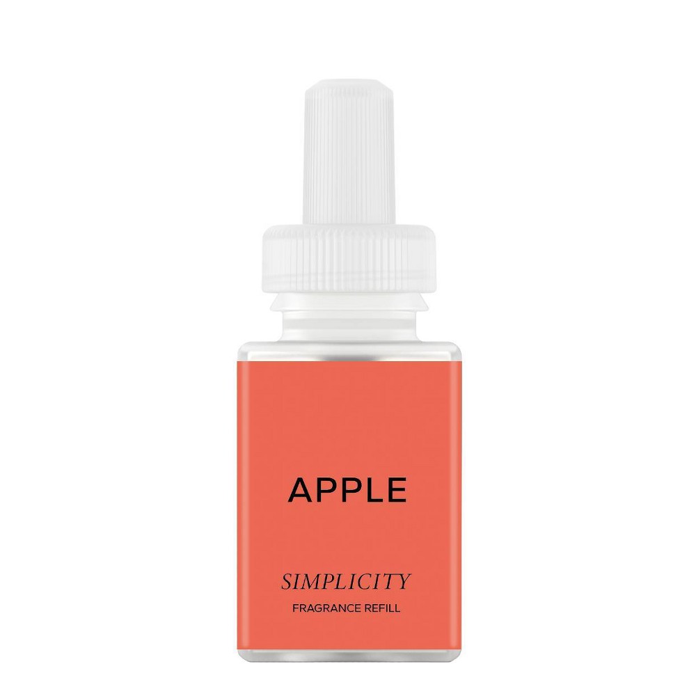 Simplicity by Pura Apple 2pk Smart Vial Fragrance Refills: Liquid Spray, Musk Scent, Non-Powered Air Freshener