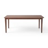 Okak 59/79In Rectangle Dining Table with Faux Wood Tabletop,Large Dining Table for Kitchen, Meeting Room, Living Room - 2 of 4