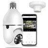 iMountek "E27 WiFi Bulb Camera 1080P FHD Security Camera with Pan-Tilt, Two-Way Audio, Night Vision & APP Control" White - 2 of 4