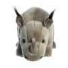 Aurora Medium Rhinoceros Miyoni Realistic Stuffed Animal Gray 10" - image 2 of 4