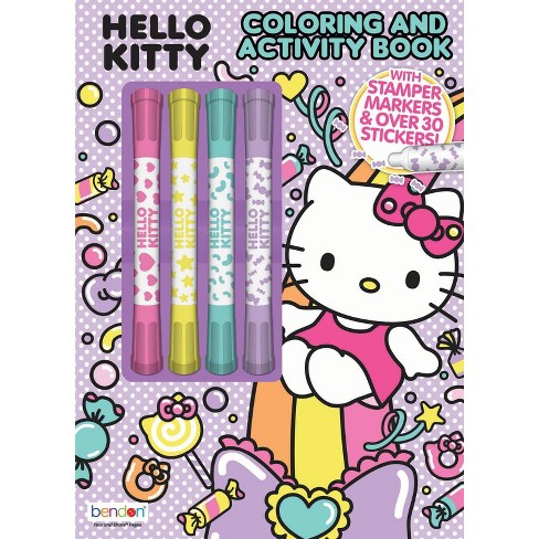 Hello Kitty Coloring Book With Stamper Markers : Target