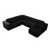 HOMLUX U-Shape Modular Sectional Sofa Couch, 27" Deep Seat Modern Minimalist Couches for Living Room, Style 7 - 2 of 4