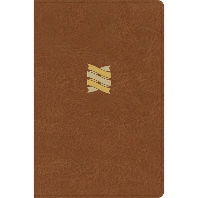 CSB Connecting Scripture New Testament, Brown Leathertouch - by  Csb Bibles by Holman (Leather Bound)