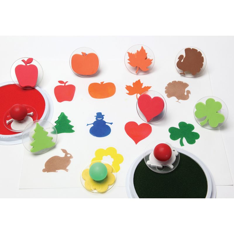 Ready 2 Learn Giant Stampers, Holiday Shapes, Set of 10, 2 of 4