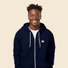 Dalix Cappuccino Embroidered Zip Hoodie Fleece Long Sleeve Pocket Warm Soft Mens - 4 of 4