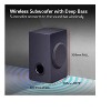 LG SQC1 Bluetooth 2.1 Ch 160W Soundbar with Wireless Subwoofer, Remote and Optical Connection - Black, Refurbished - 3 of 4