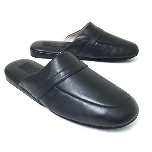 Men's Leather House Slipper Scuff Comfort in Door - 1 of 4