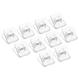 Unique Bargains Multifunctional Coffee Picture Paper Square Bag Clip 20 Pcs - 1 of 4