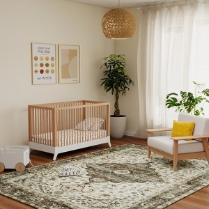 5x7ft Washable Area Rugs for Living Room Bedroom Kids Room Nursery Non-Slip, Vintage Area Rugs - 1 of 4