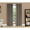 Monarch Specialties Curtain Panel 2Pcs Set  Room Darkening Grommet Living Room Bedroom Kitchen Velvet Polyester Beige Contemporary Modern - image 2 of 4