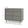 Child Craft Surrey Hill 3 Drawer Dresser for Nursery or Bedroom, Anti-Tip Kit Included to Prevent Tipping, Non-Toxic, Baby Safe Finish - 3 of 4