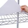 FONTOI 7 Tier Wire Shelving Unit, Adjustable Storage Racks with Wheels & Shelf Liners for Kitchen, Garage, Chrome, 48"*82"*18" - 4 of 4