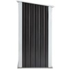 Log Storage Shed, Log Holder with Roof, Log Storage Shed, Firewood Rack for Backyard Garden Patio Porch, Anthracite Galvanized Steel 70.9" - 3 of 4