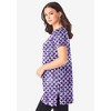 Roaman's Women's Plus Size Short-Sleeve V Neck Ultimate Tunic - 4 of 4