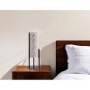 HomeRoots 22" Black Metal Bedside Lamp With Beige Cylinder Shade - 2 of 4