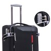 Coolife Softside Upright Luggage Set,Lightweight,4-Piece (20//24/28/32),Black - 3 of 4