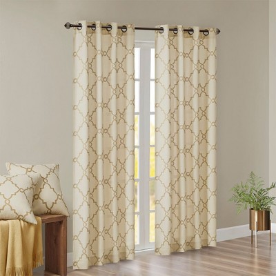 Kumasinova 63"/84"/95"/108" Bedroom Curtains with Grommet Top,Single Window Curtains Panel for Living Room,Kitchen Curtains for Window Treatments