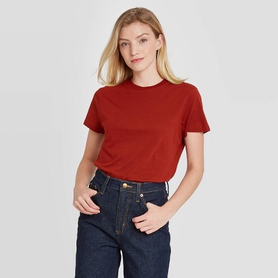 women's red t shirt target