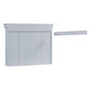 Chery Life 35'' x 28'' Wall Mounted Bathroom Storage Cabinet with Mirror Door, Medicine Cabinet with 6 Open Shelves - 4 of 4