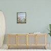 Stupell Industries Spring Daisy Flower Blooms Beachside Ocean View Floating Frame Canvas Art, Gold, 17" x 21" - 3 of 4