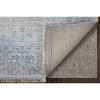 Caldwell Transitional Medallion Gray/Blue/Ivory Area Rug - 4 of 4