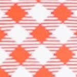 coral gingham