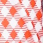 coral gingham