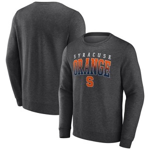 NCAA Syracuse Orange Men's Crew Neck Fleece Gray Sweatshirt - 1 of 3
