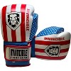 Invincible Fight Gear Hook & Loop Leather Training Boxing Gloves with USA Flag Colors – Ideal for Boxing, Kickboxing, Muay Thai, MMA, Men, Women, Kids - 4 of 4