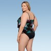 Aqua Green, Women's Triple Tier Tankini - 2 of 3