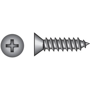 Hillman No. 12 X 3 in. L Phillips Flat Head Sheet Metal Screws 50 pk - 1 of 1