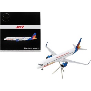 Airbus A321neo Commercial Aircraft "Jet2Holidays" White w/Graphics "Gemini 200" 1/200 Diecast Model Airplane by GeminiJets - 1 of 3