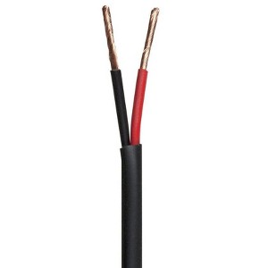 Monoprice Speaker Wire, CMP Rated, 2-Conductor, 16AWG, 50ft, Black - 1 of 4