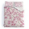 Deny Designs Melly Terpening Cherry Blossom In White King Duvet and Sham Set (2-3pc Set) - 2 of 4