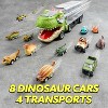 Joyfy 13-in-1 Dinosaur Carrier Truck Toy with Pull Back Cars for Boys Ages 3-5, Dinosaur Toys, Christmas Birthday Gift for Toddler 3 4 5 Year Olds - 2 of 4