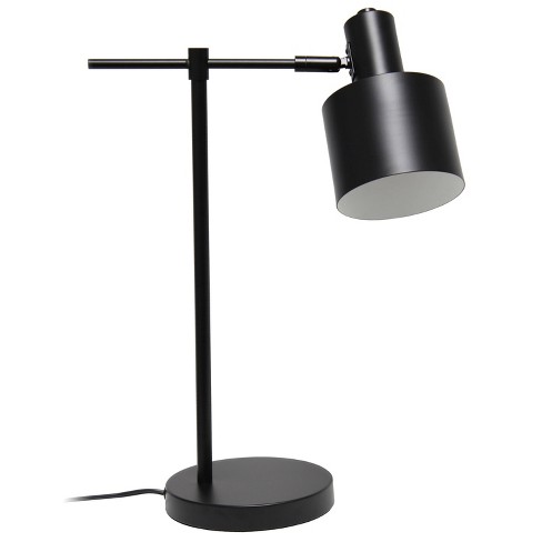 Mid Century Metal Table Lamp Black - Lalia Home