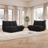 SYFERLORY Soft Beanbag Chair Set of 2£¬Bean Bag Chairs for Teens with High-Resilience Foam, Non-Slip Base Floor Lounge Sofa,Living Room - 2 of 4